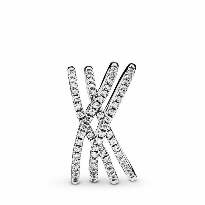 Pandora Cosmic Lines Stackable Ring Silver Egypt CM2508463